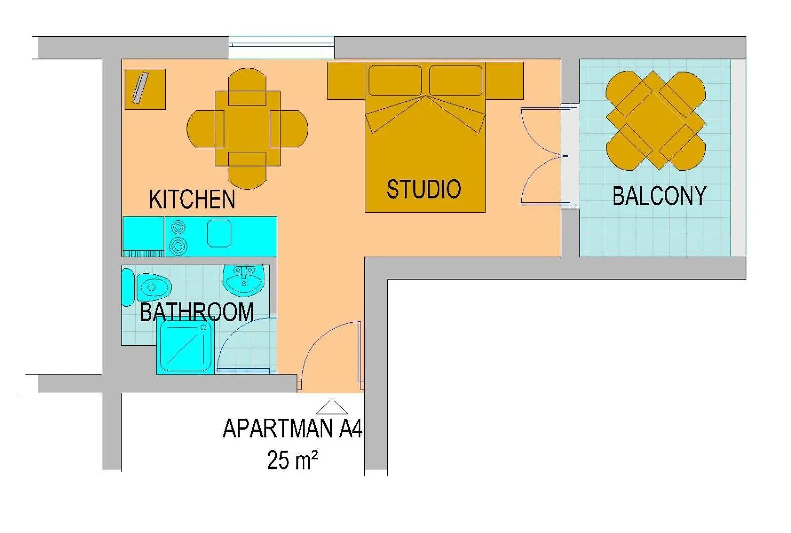 アパート Apartmani Ždrelac